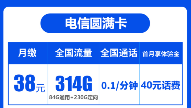 流量套餐中的“免流”是什么？電信流量卡套餐推薦電信無恙卡圓滿卡