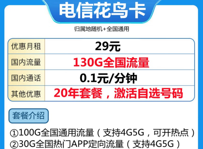 手機卡注銷后話費怎么退呀？電信長期套餐20年29元100G通用+30G定向