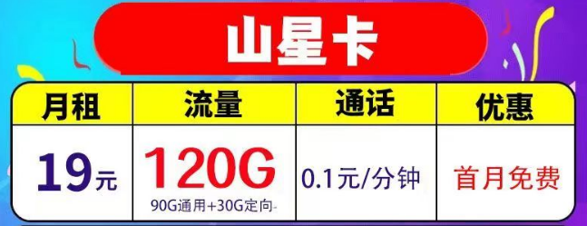 過(guò)年走親訪友必備電信流量卡套餐推薦 19元120G全國(guó)流量不限速的手機(jī)卡