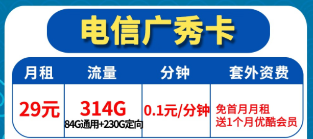 電信的流量卡到底好不好用？|電信廣秀卡、電信廣?？▅首月免費+送優(yōu)酷會員