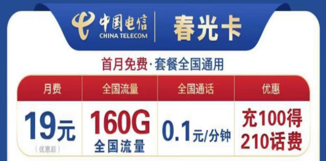 為什么流量卡的流量用的那么快？電信19元160G春光卡+首月免費(fèi)+全國(guó)可用不限速