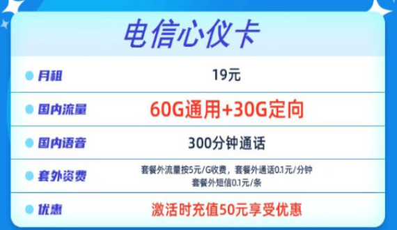 流量卡到手要盡快激活嗎？電信心儀卡19元90G+300分鐘通話+包郵