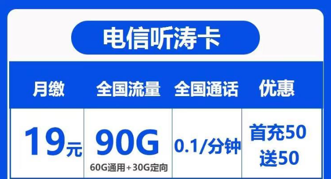 為什么我的流量卡要二次實(shí)名？是怎么回事？電信聽(tīng)濤卡19元90G+0.1元/分鐘