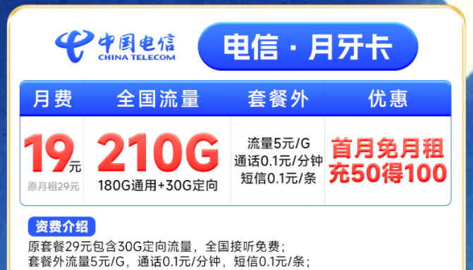 大流量卡申請(qǐng)入口|為什么流量卡會(huì)有地域限制？電信月牙卡