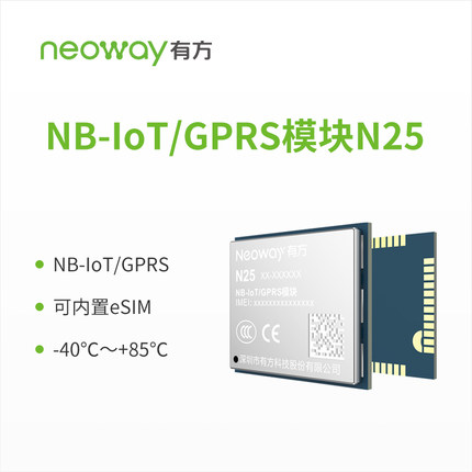 模塊Neoway 有方科技 N25 NB-IoT 無線通信模塊 物聯(lián)網(wǎng)模塊模組圖片1